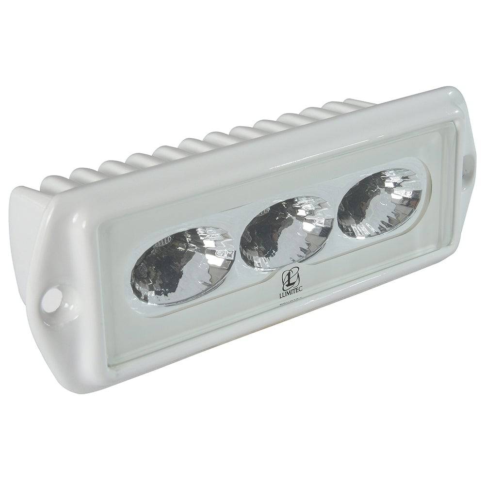 Lumitec CapriLT - LED Flood Light - White Finish - White Non-Dimming [101288] - Twin Screws Marine Service