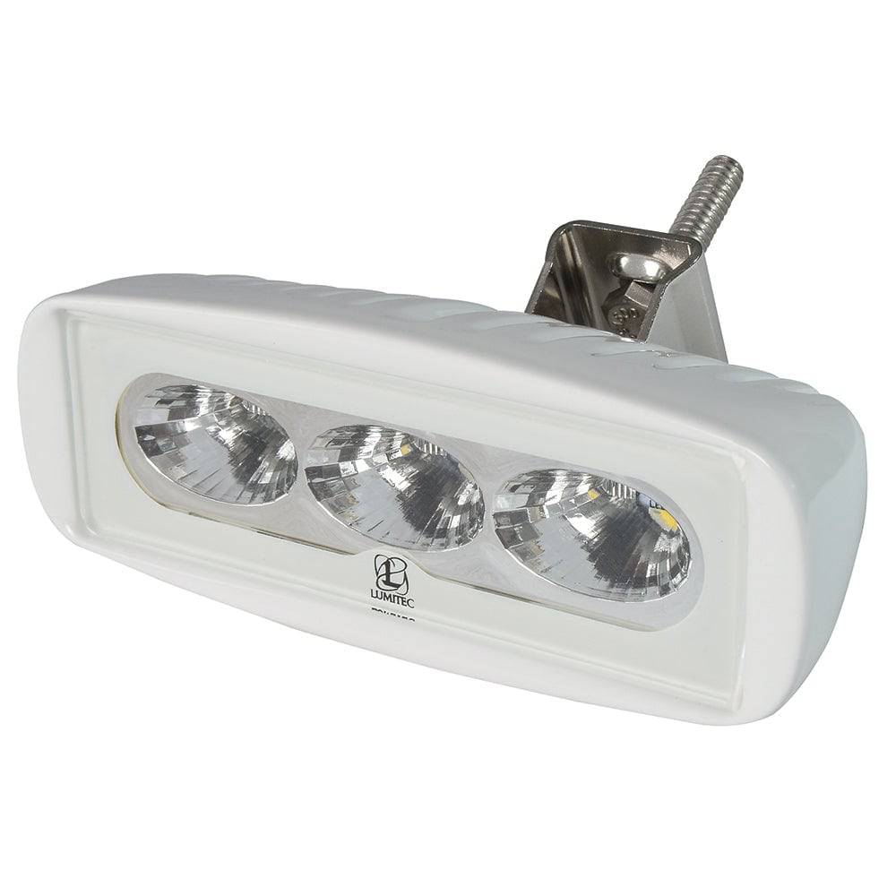 Lumitec CapreraLT - LED Flood Light - White Finish - White Non-Dimming [101292] - Twin Screws Marine Service