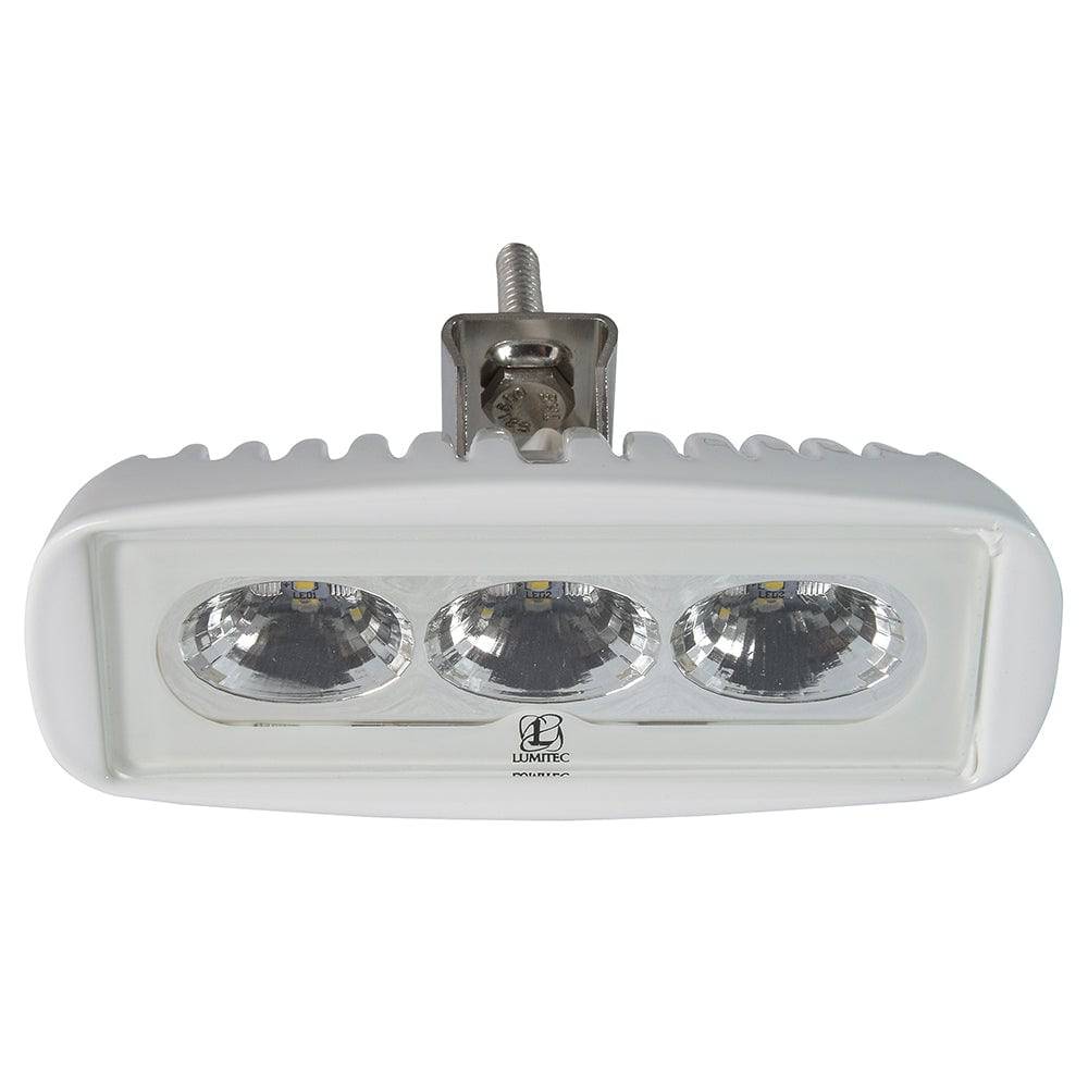 Lumitec CapreraLT - LED Flood Light - White Finish - White Non-Dimming [101292] - Twin Screws Marine Service