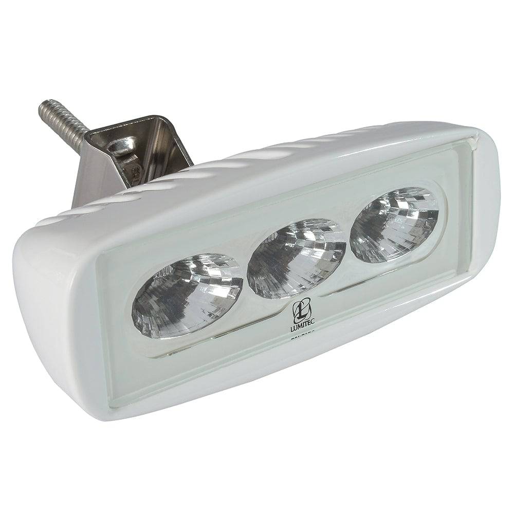 Lumitec CapreraLT - LED Flood Light - White Finish - White Non-Dimming [101292] - Twin Screws Marine Service