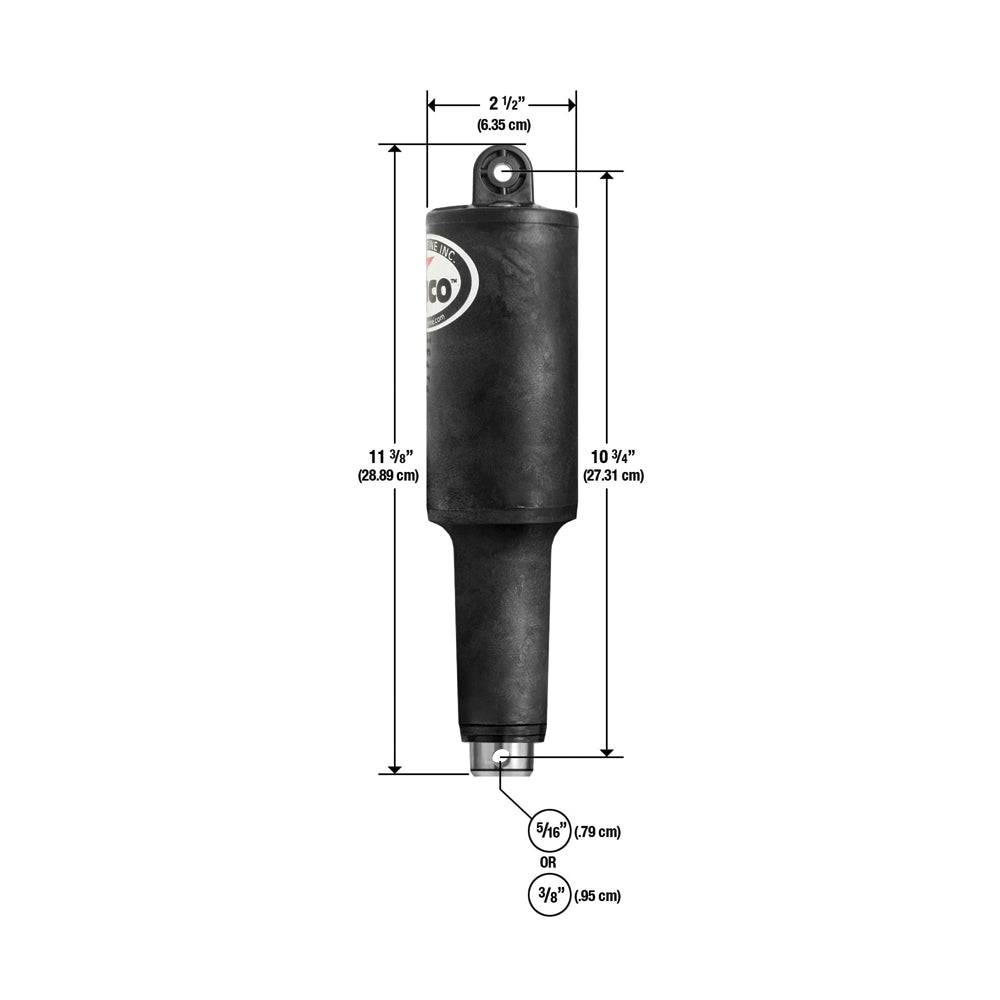 Lenco 101XD Extreme Duty Actuator - 12V - 2-1/4" Stroke w/Hardware [15056-002] - Twin Screws Marine Service