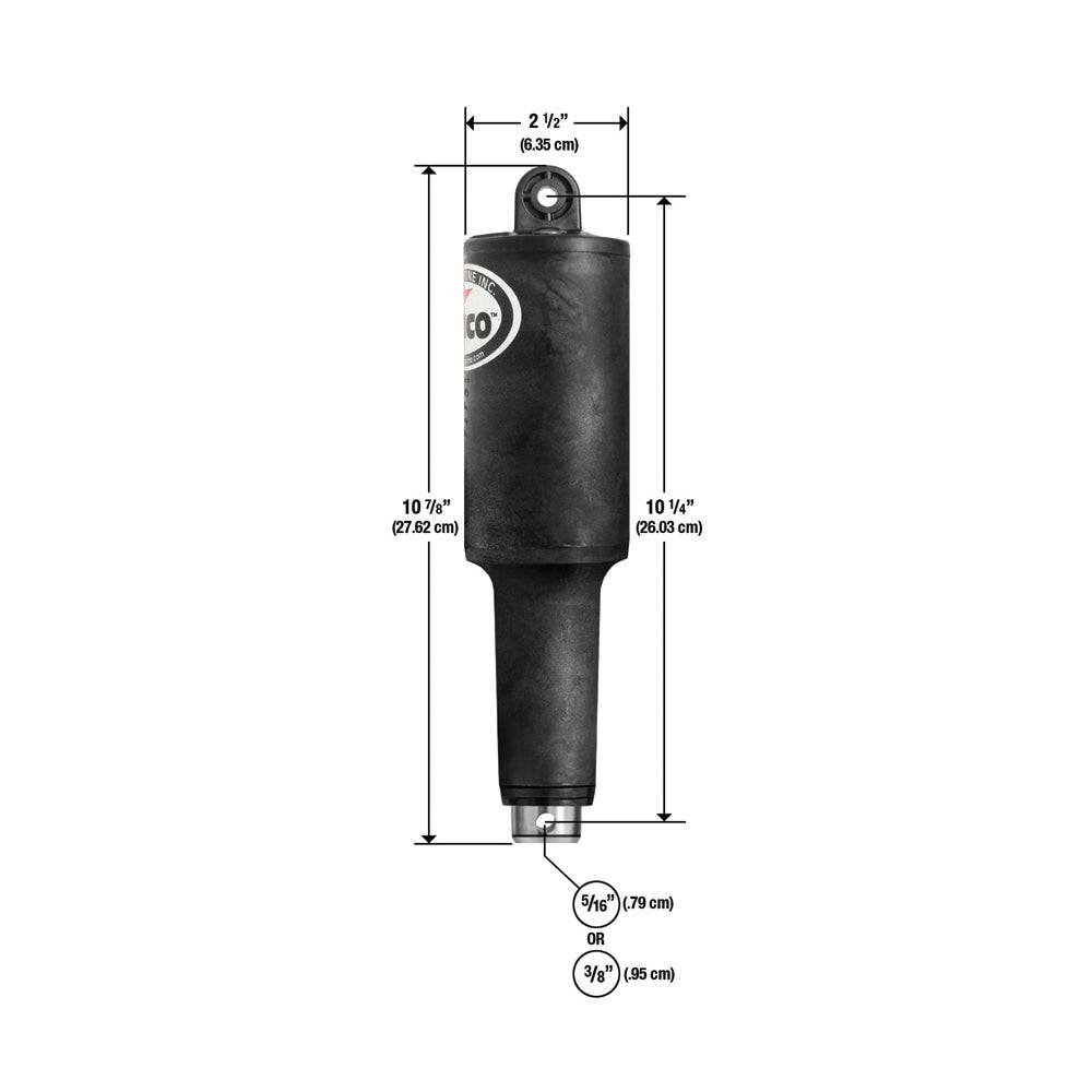 Lenco 101XDS Short Extreme Duty Actuator - 12V - 2-1/4" Stroke w/5/16" Hardware [15057-001] - Twin Screws Marine Service