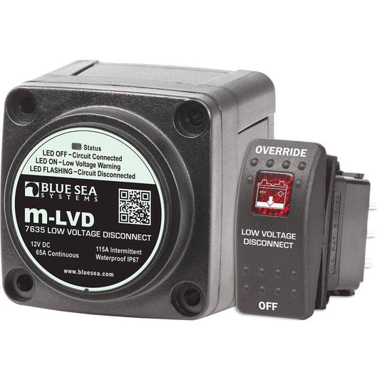 Blue Sea 7635 m-LVD Low Voltage Disconnect [7635] - Twin Screws Marine Service