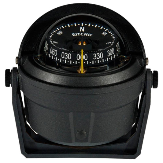 Ritchie B-81-WM Voyager Bracket Mount Compass - Wheelmark Approved f/Lifeboat & Rescue Boat Use [B-81-WM] - Twin Screws Marine Service
