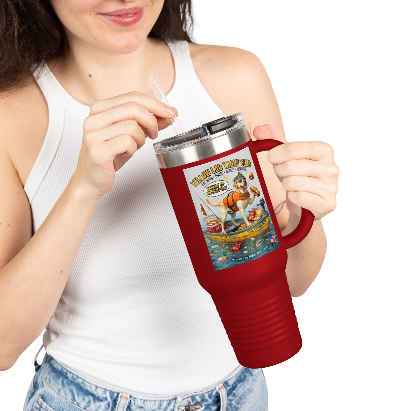 Insulated Travel Mug, 40oz