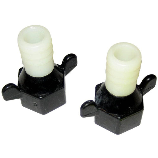 Shurflo by Pentair Straight Fitting Port Adapter - 1/2"-14 NPT(F) x 3/4"Barb [94-181-03] - Twin Screws Marine Service