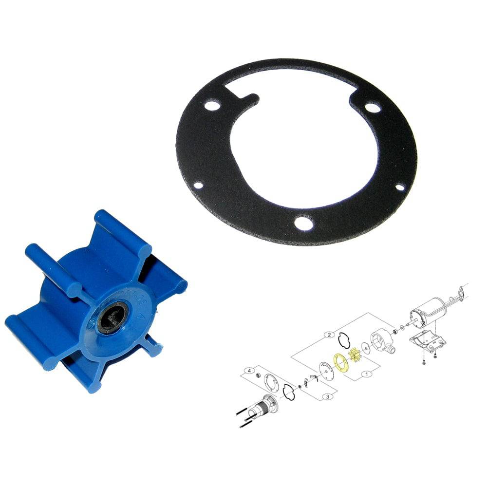Shurflo by Pentair Macerator Impeller Kit f/3200 Series - Includes Gasket [94-571-00] - Twin Screws Marine Service