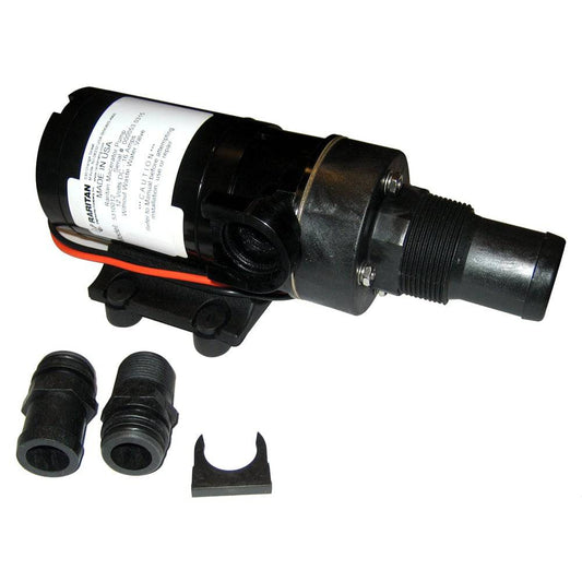 Raritan Macerator Pump - 12v w/Barb Adapter [5310012] - Twin Screws Marine Service