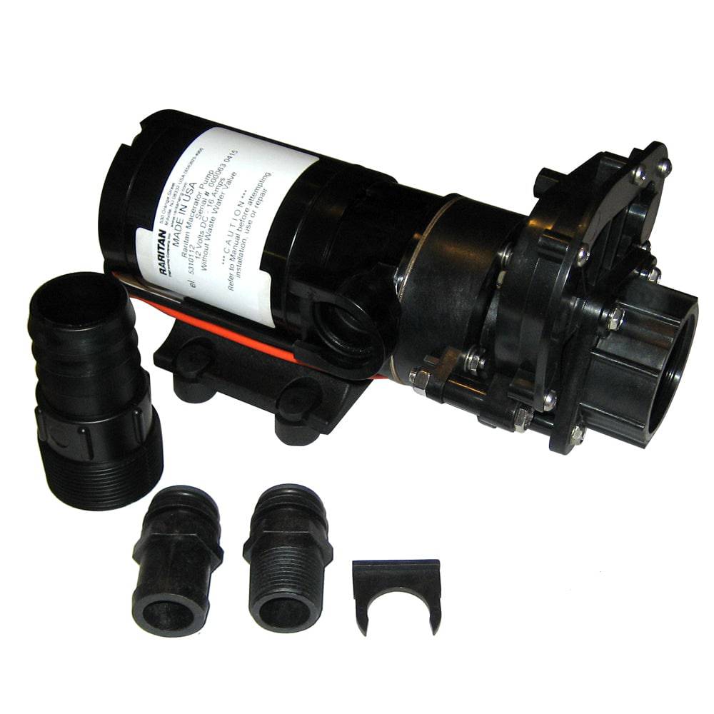 Raritan Macerator Pump - 12v w/Waste Valve [5310112] - Twin Screws Marine Service