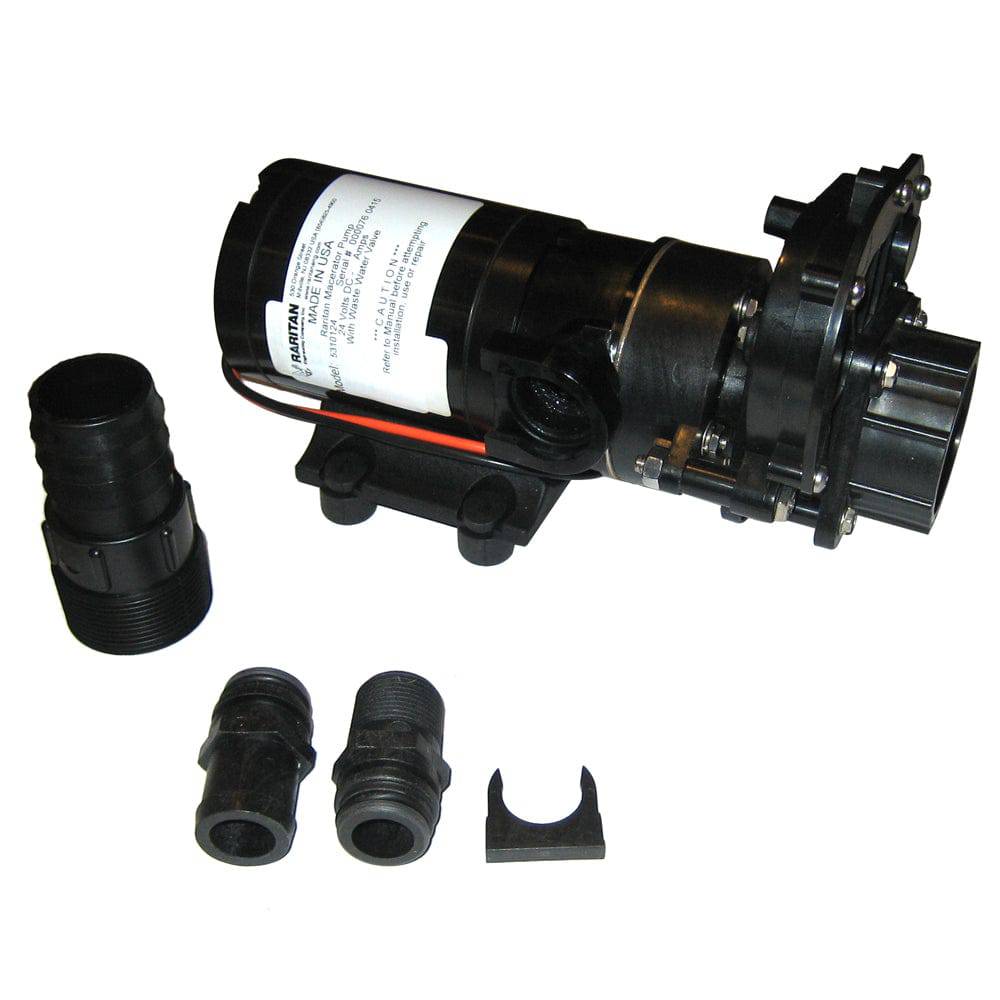 Raritan Macerator Pump - 24v w/Waste Valve [5310124] - Twin Screws Marine Service