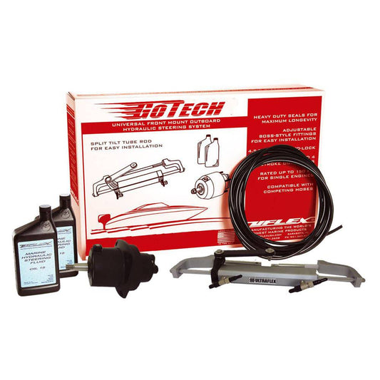 UFlex GoTech 1.0 Universal Front Mount Outboard Hydraulic Steering System [GOTECH 1.0] - Twin Screws Marine Service