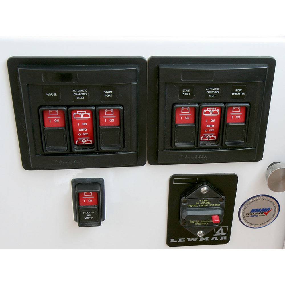 Blue Sea 1147 Remote Control Panel w/(2)2145 & (1)2146 Remote Control Contura Switch [1147] - Twin Screws Marine Service