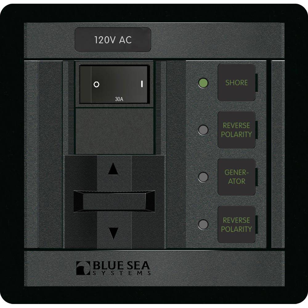 Blue Sea 1208 120V AC 2 Sources - 30A [1208] - Twin Screws Marine Service