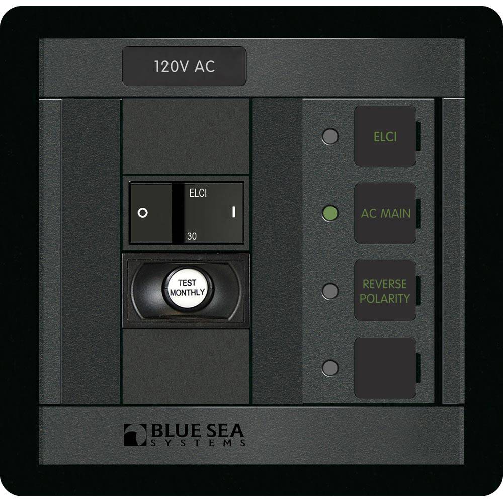 Blue Sea 1502 ELCI Main 30A Double Pole Panel [1502] - Twin Screws Marine Service