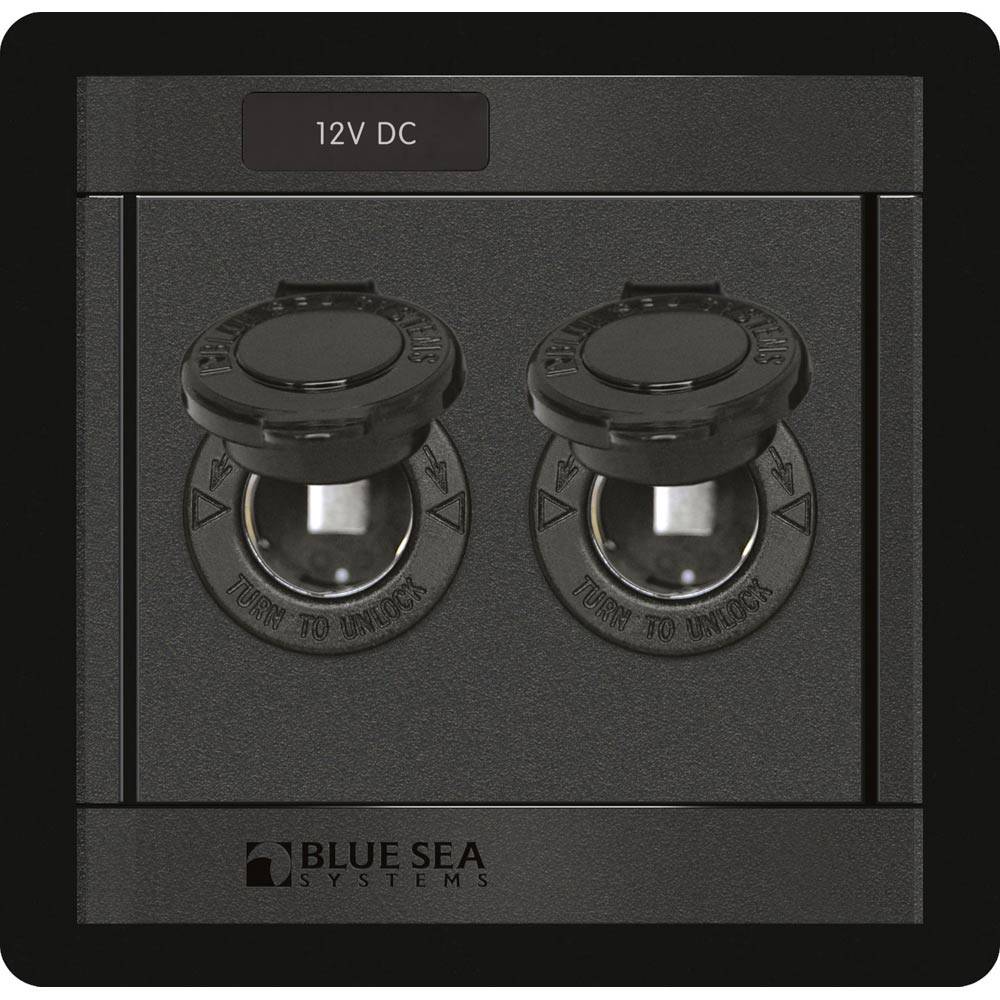 Blue Sea 1472 DC 12V Socket Panel [1472] - Twin Screws Marine Service