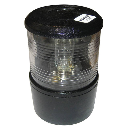 Perko Masthead Light f/Sail or Power Less Than 20M - 12VDC - Black Base Mount/White Light [0200MB0DP1] - Twin Screws Marine Service