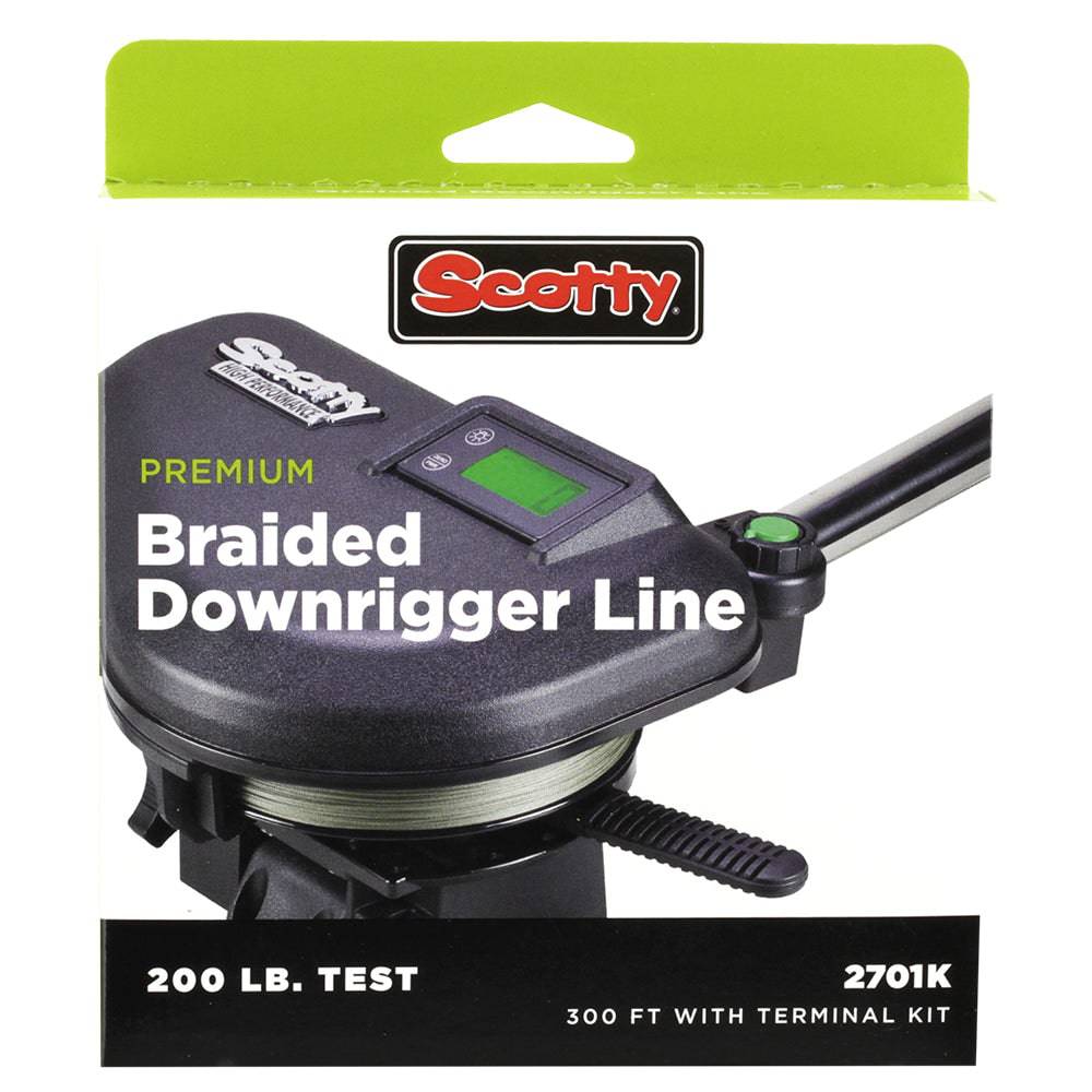 Scotty Premium Power Braid Downrigger Line - 300ft of 200lb Test [2701K] - Twin Screws Marine Service