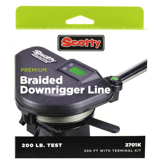 Scotty Premium Power Braid Downrigger Line - 300ft of 200lb Test [2701K] - Twin Screws Marine Service