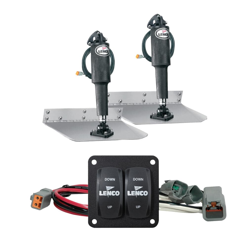Lenco 9" x 12" Standard Trim Tab Kit w/Double Rocker Switch [15101-104] - Twin Screws Marine Service