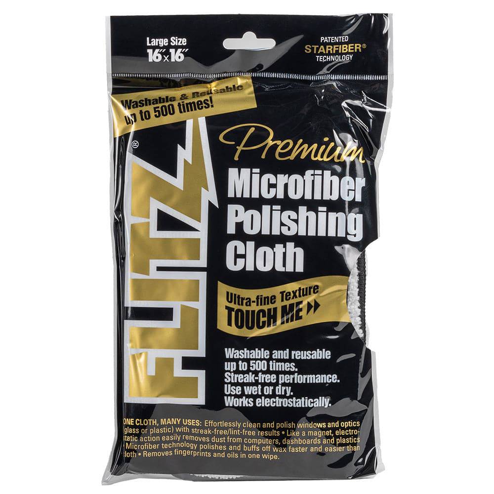 Flitz Microfiber Polishing Cloth - 16" x 16" - Single Bag [MC200] - Twin Screws Marine Service