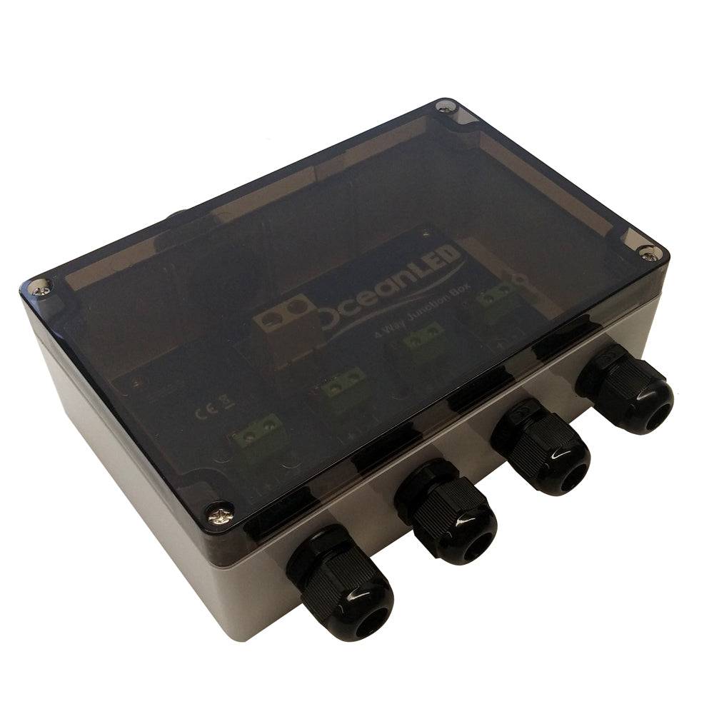 OceanLED Standard 4-Way Junction Box [019901] - Twin Screws Marine Service