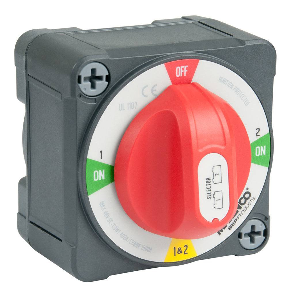 BEP Pro Installer 400A EZ-Mount Battery Selector Switch (1-2-Both-Off) [771-S-EZ] - Twin Screws Marine Service