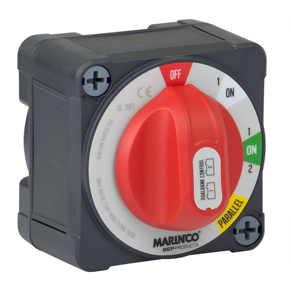 BEP Pro Installer 400a EZ-Mount Dual Bank Control Battery Switch - MC10 [772-DBC-EZ] - Twin Screws Marine Service