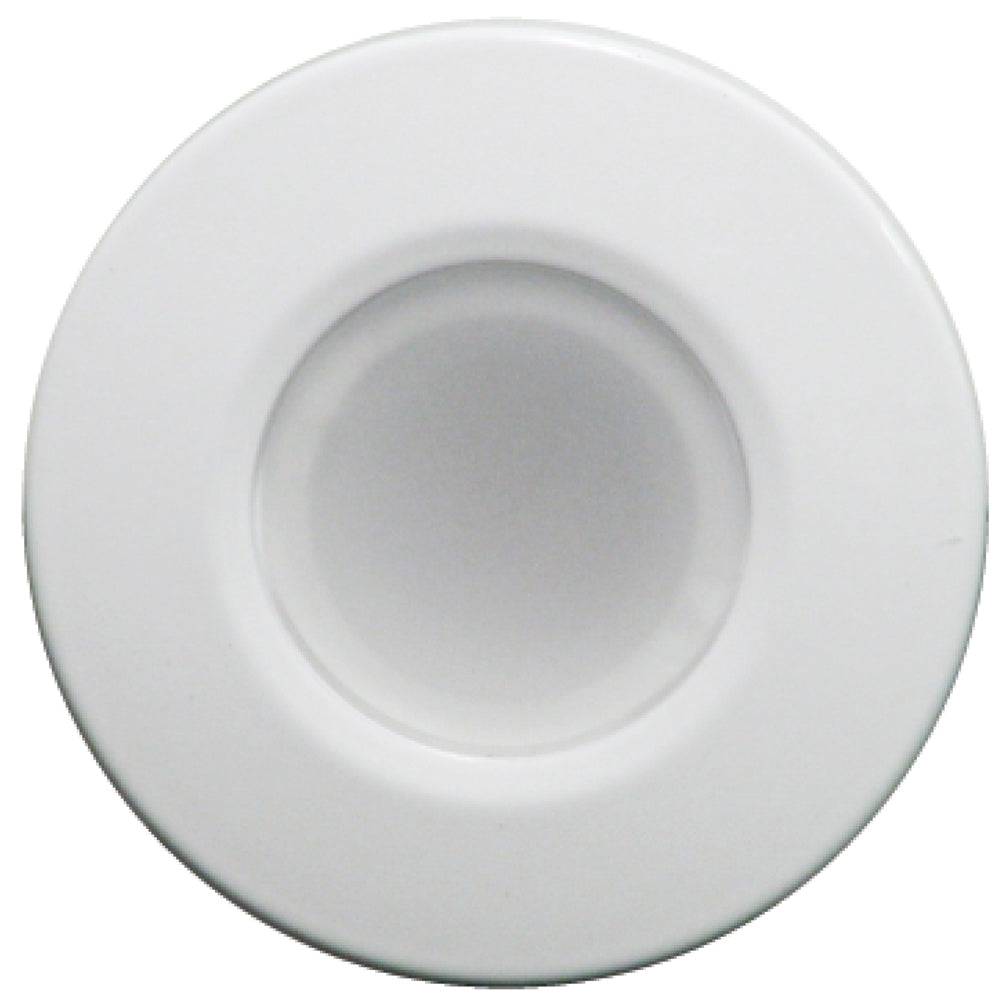 Lumitec Orbit Flush Mount Down Light Spectrum RGBW - White Housing [112527] - Twin Screws Marine Service