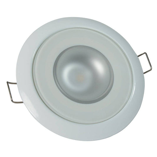 Lumitec Mirage Flush Mount Down Light Spectrum RGBW - White Housing [113127] - Twin Screws Marine Service