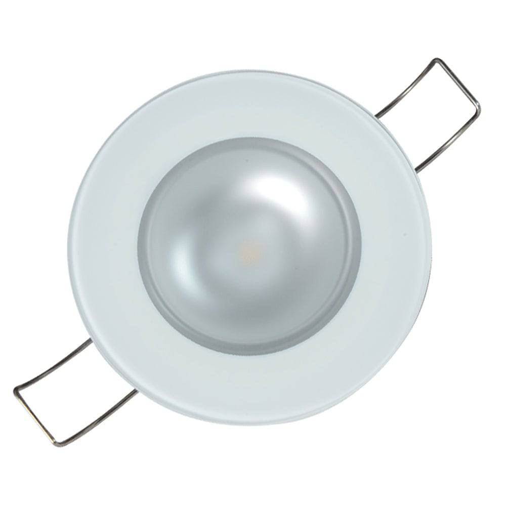 Lumitec Mirage Flush Mount Down Light Spectrum RGBW - Glass Bezel [113197] - Twin Screws Marine Service