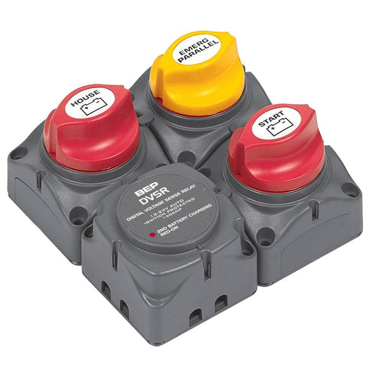 BEP Square Battery Distribution Cluster f/Single Engine w/Two Battery   Banks [716-SQ-140A-DVSR] - Twin Screws Marine Service