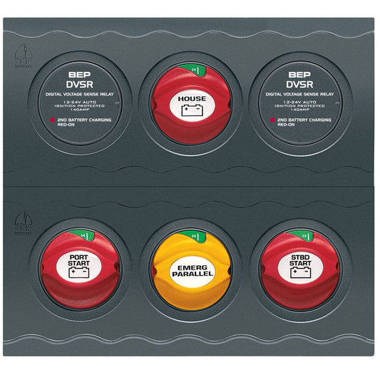 BEP Battery Management Contour Connect Panel f/Twin Engines w/VSR's [CC-803N] - Twin Screws Marine Service