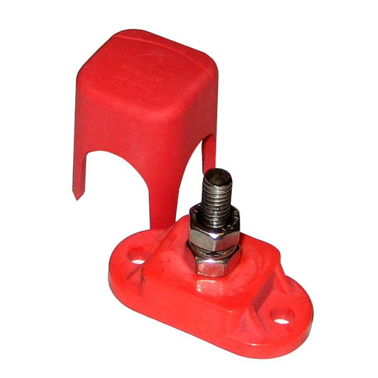 BEP Pro Installer Single Insulated Distribution Stud - 1/4" - Positive [IS-6MM-1R/DSP] - Twin Screws Marine Service