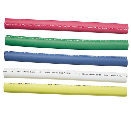 Ancor Adhesive Lined Heat Shrink Tubing - 5-Pack, 6", 12 to 8 AWG, Assorted Colors [304506] - Twin Screws Marine Service