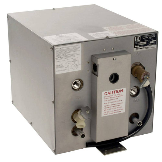 Whale Seaward 6 Gallon Hot Water Heater w/Front Heat Exchanger - Galvanized Steel - 120V - 1500W [F600] - Twin Screws Marine Service