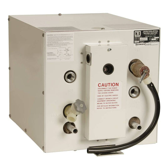 Whale Seaward 6 Gallon Hot Water Heater w/Front Heat Exchager - White Epoxy - 120V - 1500W [F600W] - Twin Screws Marine Service