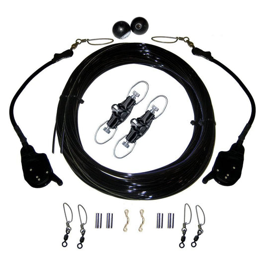 Rupp Single Rigging Kit W/Lok-Ups & Nok-Outs - 160' Black Mono [CA-0172-MO] - Twin Screws Marine Service