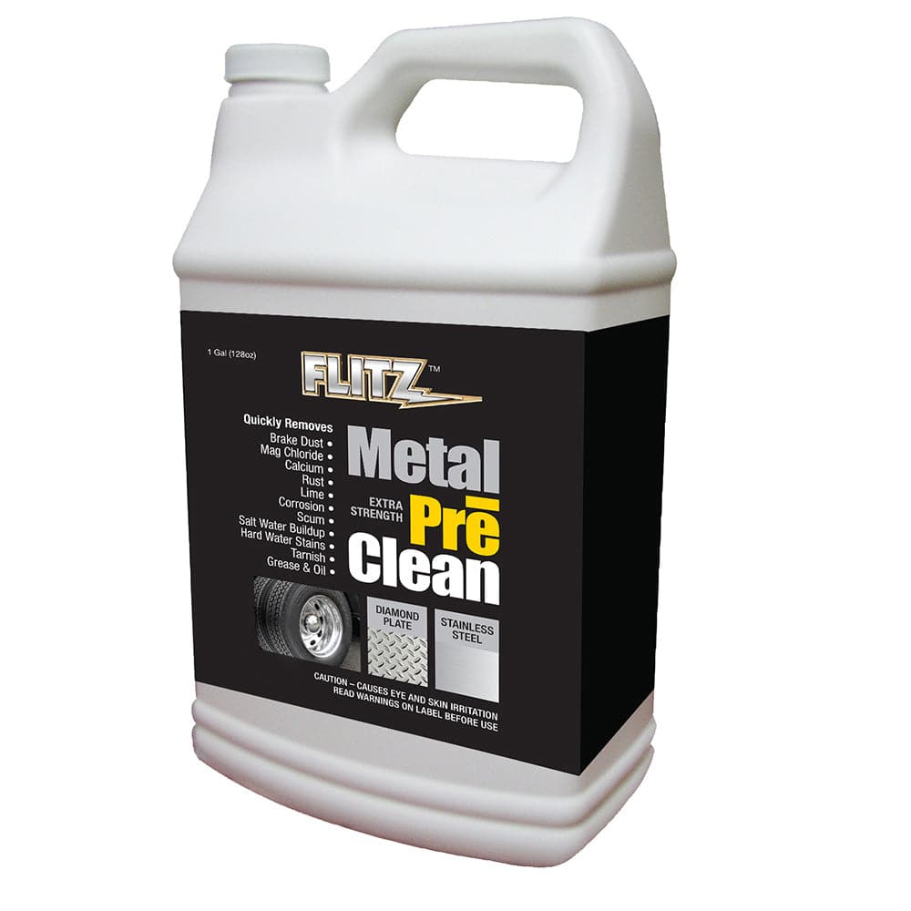 Flitz Metal Pre-Clean - All Metals Including Stainless Steel - Gallon Refill [AL 01710] - Twin Screws Marine Service