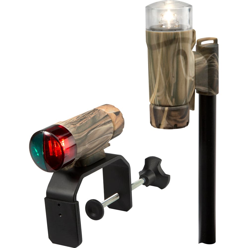 Attwood Clamp-On Portable LED Light Kit - RealTree Max-4 Camo [14191-7] - Twin Screws Marine Service