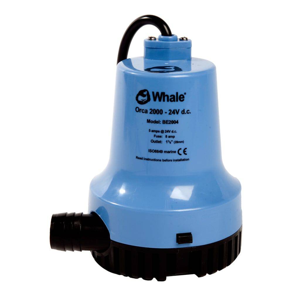 Whale Orca 2000 GPH Submersible Bilge Pump 12V [BE2002] - Twin Screws Marine Service