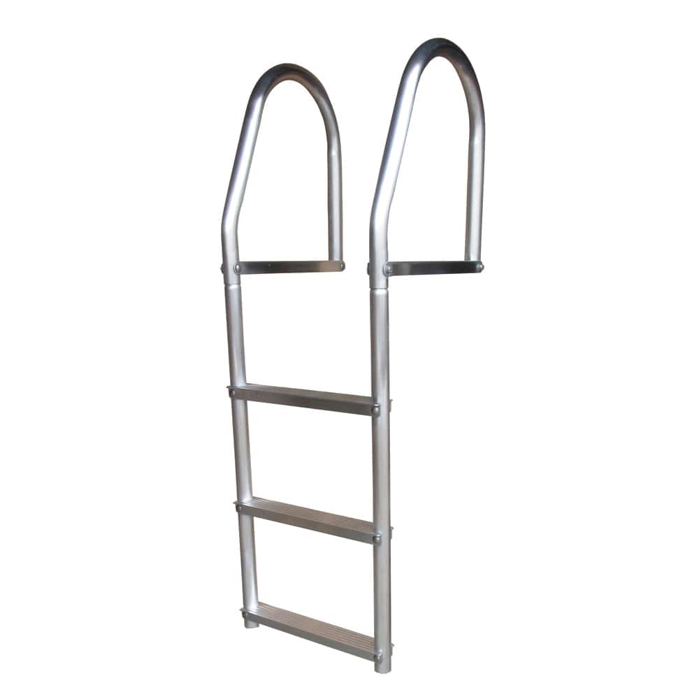 Dock Edge Fixed Eco - Weld Free Aluminum 3-Step Dock Ladder [2073-F] - Twin Screws Marine Service