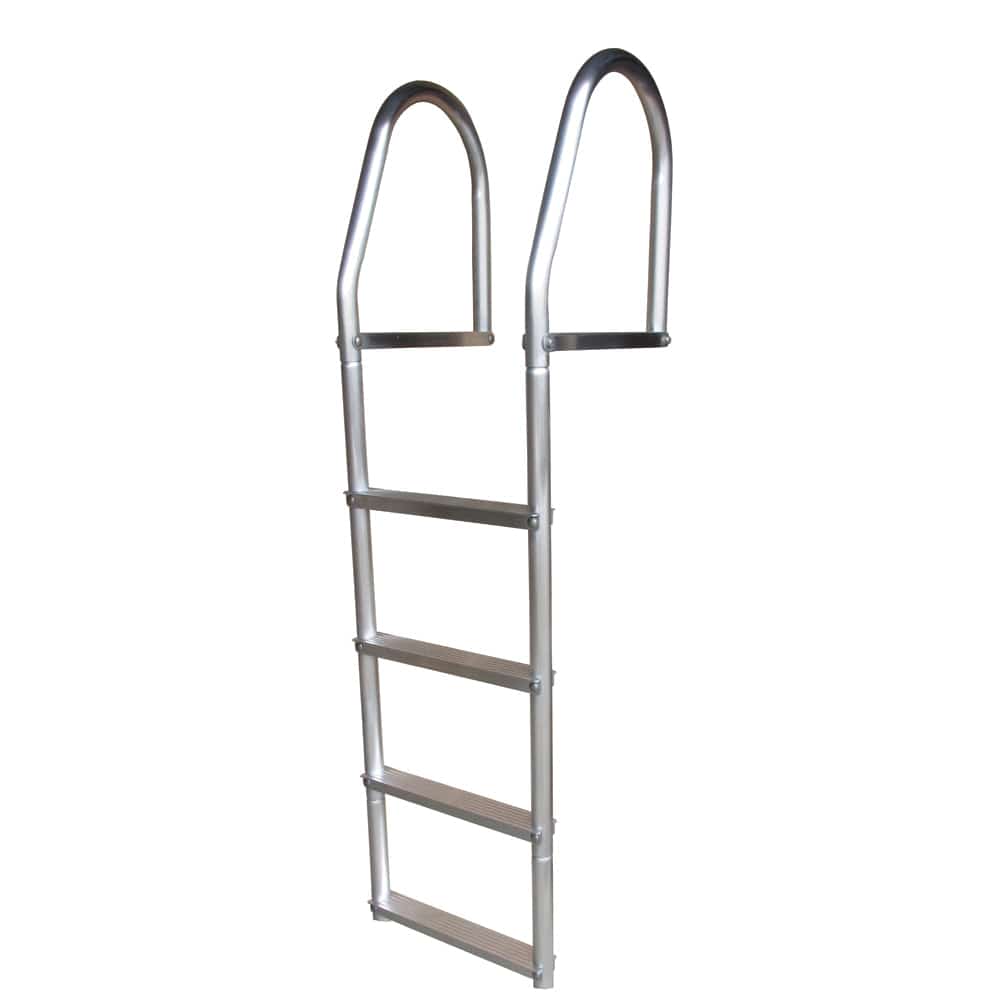 Dock Edge Fixed Eco - Weld Free Aluminum 4-Step Dock Ladder [2074-F] - Twin Screws Marine Service