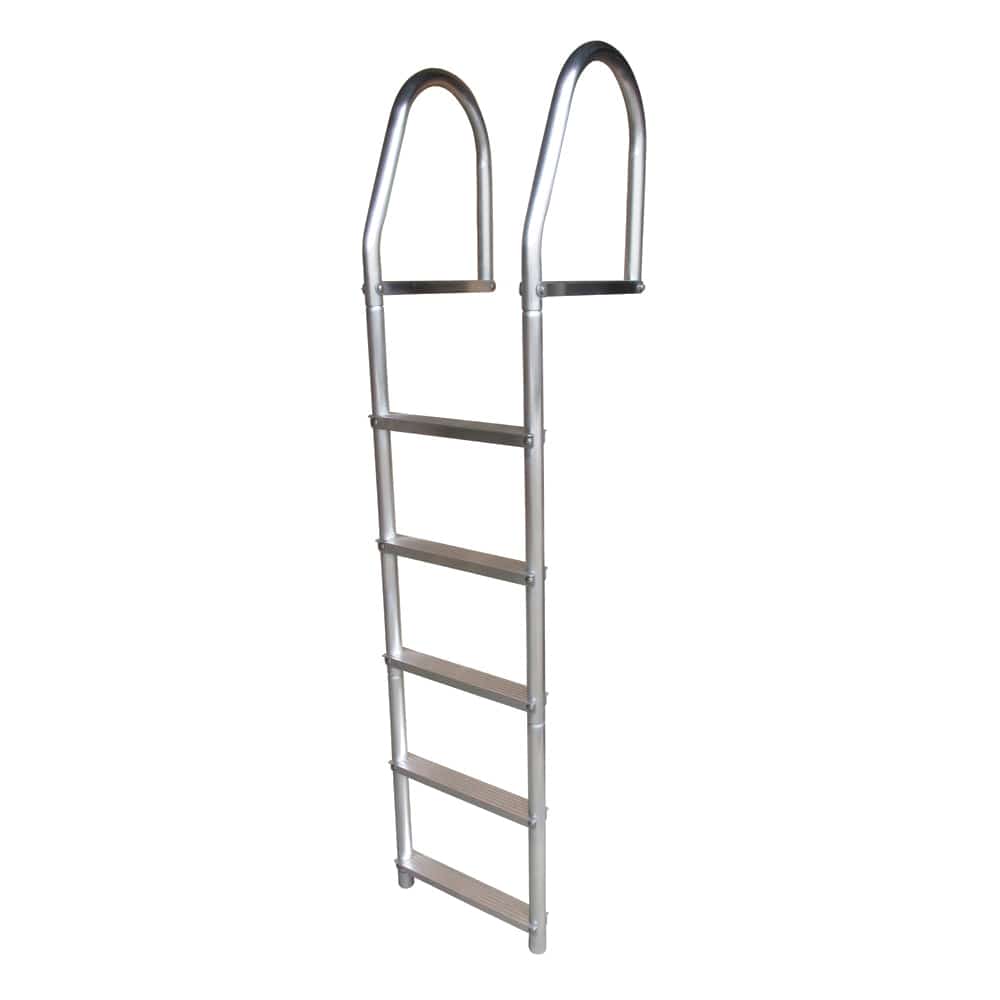 Dock Edge Fixed Eco - Weld Free Aluminum 5-Step Dock Ladder [2075-F] - Twin Screws Marine Service