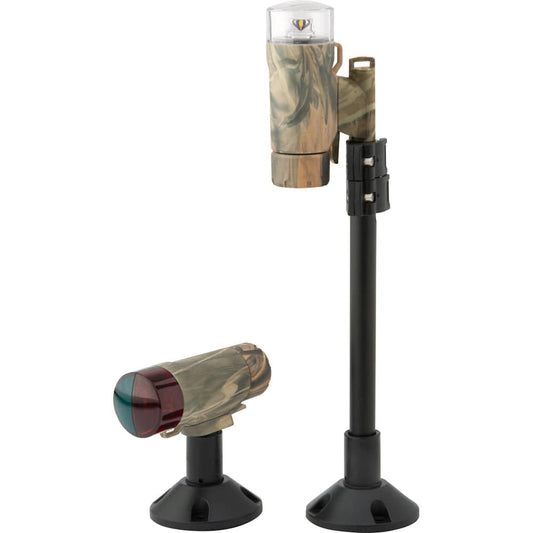 Attwood PaddleSport Portable Navigation Light Kit - Screw Down or Adhesive Pad - RealTree Max-4 Camo [14193-7] - Twin Screws Marine Service