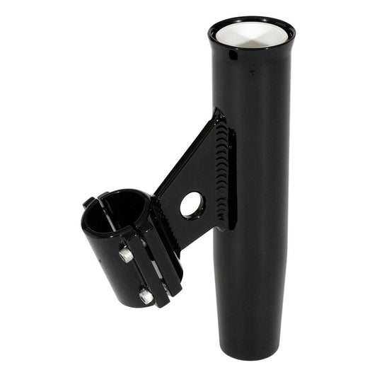Lee's Clamp-On Rod Holder - Black Aluminum - Vertical Mount - Fits 1.900" O.D. Pipe [RA5004BK] - Twin Screws Marine Service