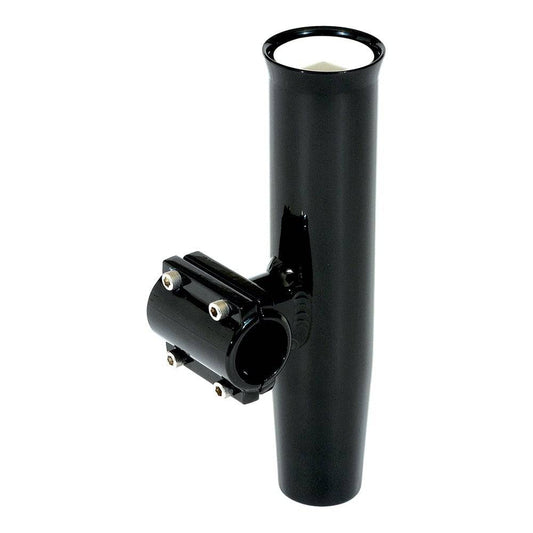 Lee's Clamp-On Rod Holder - Black Aluminum - Horizontal Mount - Fits 1.050" O.D. Pipe [RA5201BK] - Twin Screws Marine Service