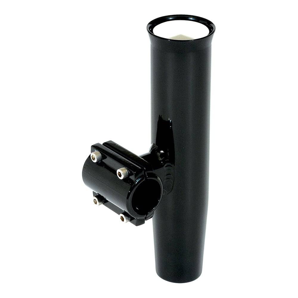 Lee's Clamp-On Rod Holder - Black Aluminum - Horizontal Mount - Fits 1.315" O.D. Pipe [RA5202BK] - Twin Screws Marine Service