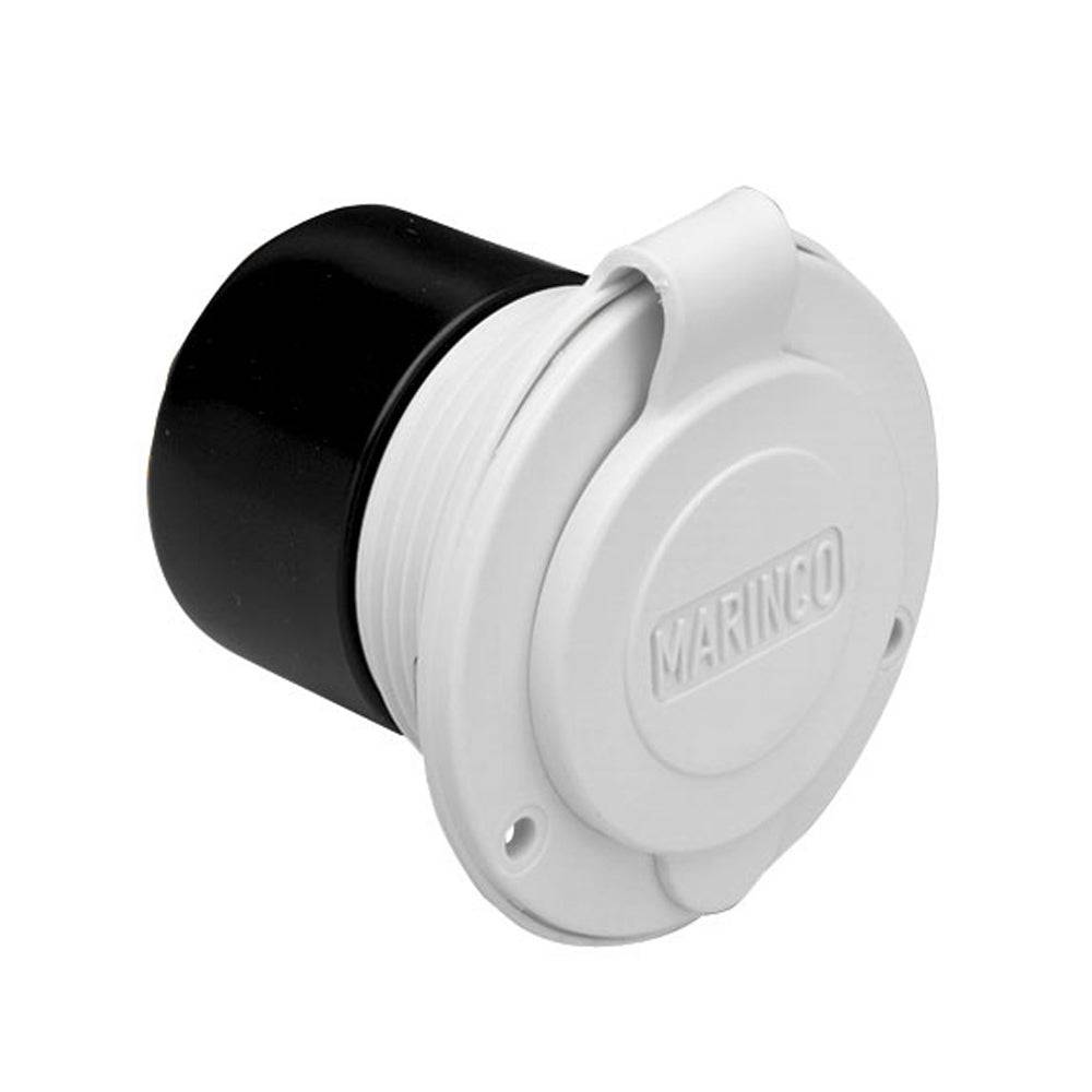 Marinco 15A 125V On-Board Charger Inlet - Front Mount - White [150BBIW] - Twin Screws Marine Service