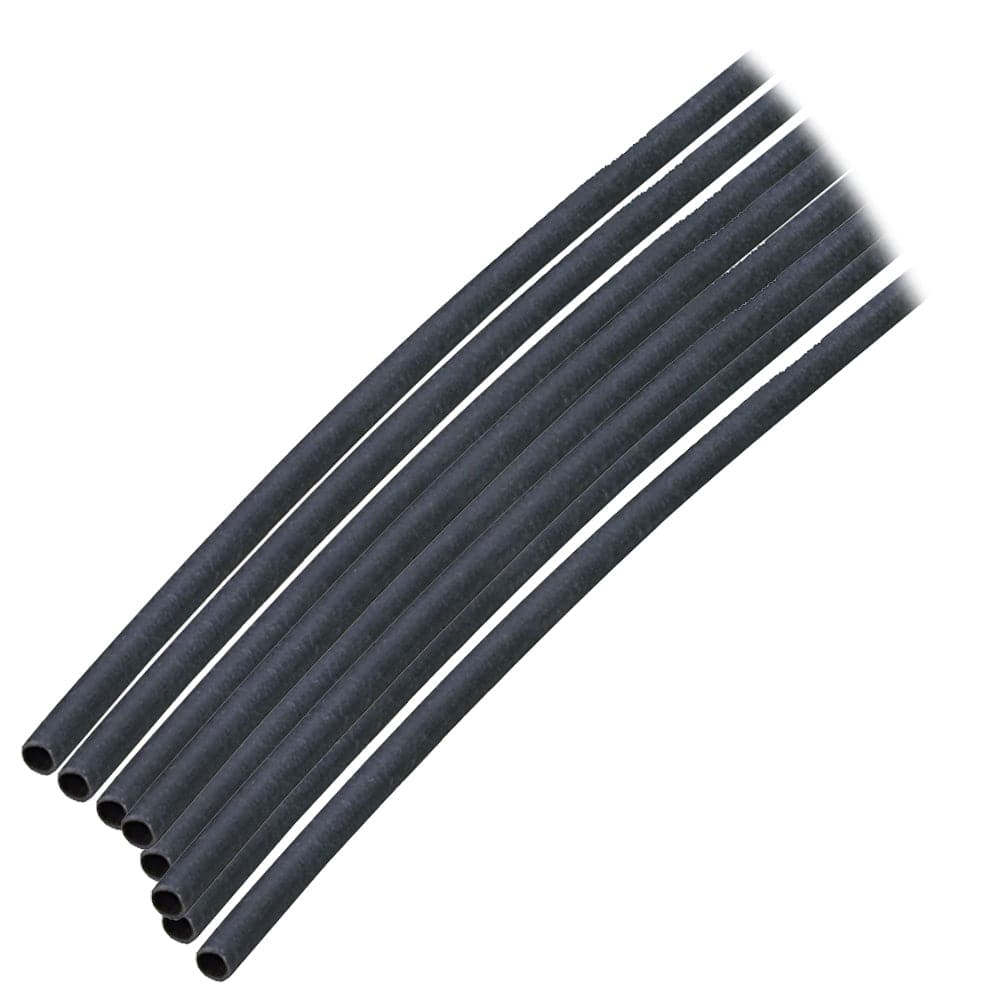 Ancor Adhesive Lined Heat Shrink Tubing (ALT) - 1/8" x 12" - 10-Pack - Black [301124] - Twin Screws Marine Service