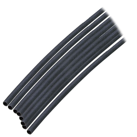 Ancor Adhesive Lined Heat Shrink Tubing (ALT) - 1/8" x 12" - 10-Pack - Black [301124] - Twin Screws Marine Service